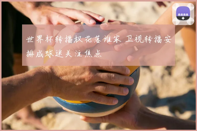 世界杯转播权花落谁家 卫视转播安排成球迷关注焦点