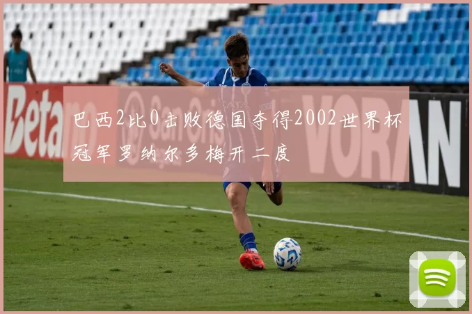 巴西2比0击败德国夺得2002世界杯冠军罗纳尔多梅开二度